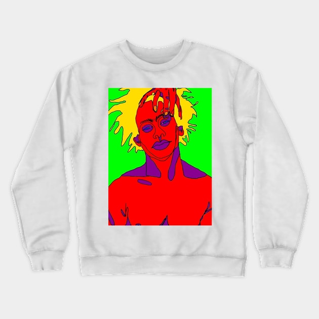 Eric Andre Crewneck Sweatshirt by BartSampson